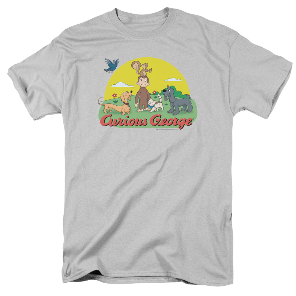 Curious George Sunny Friends - Men's Regular Fit T-Shirt