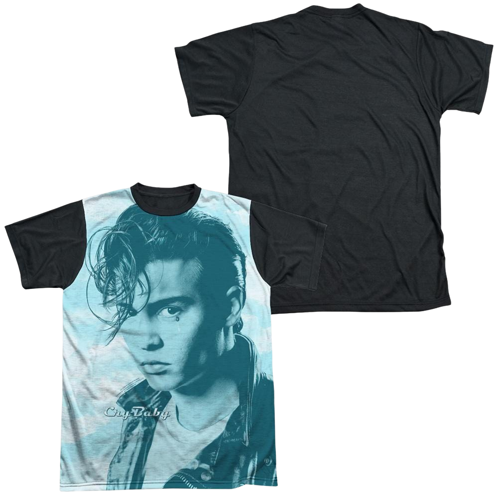 Cry Baby Crying Cloud - Men's Black Back T-Shirt