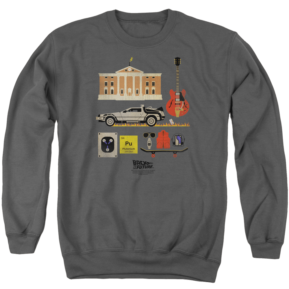 Back To The Future Items - Men's Crewneck Sweatshirt