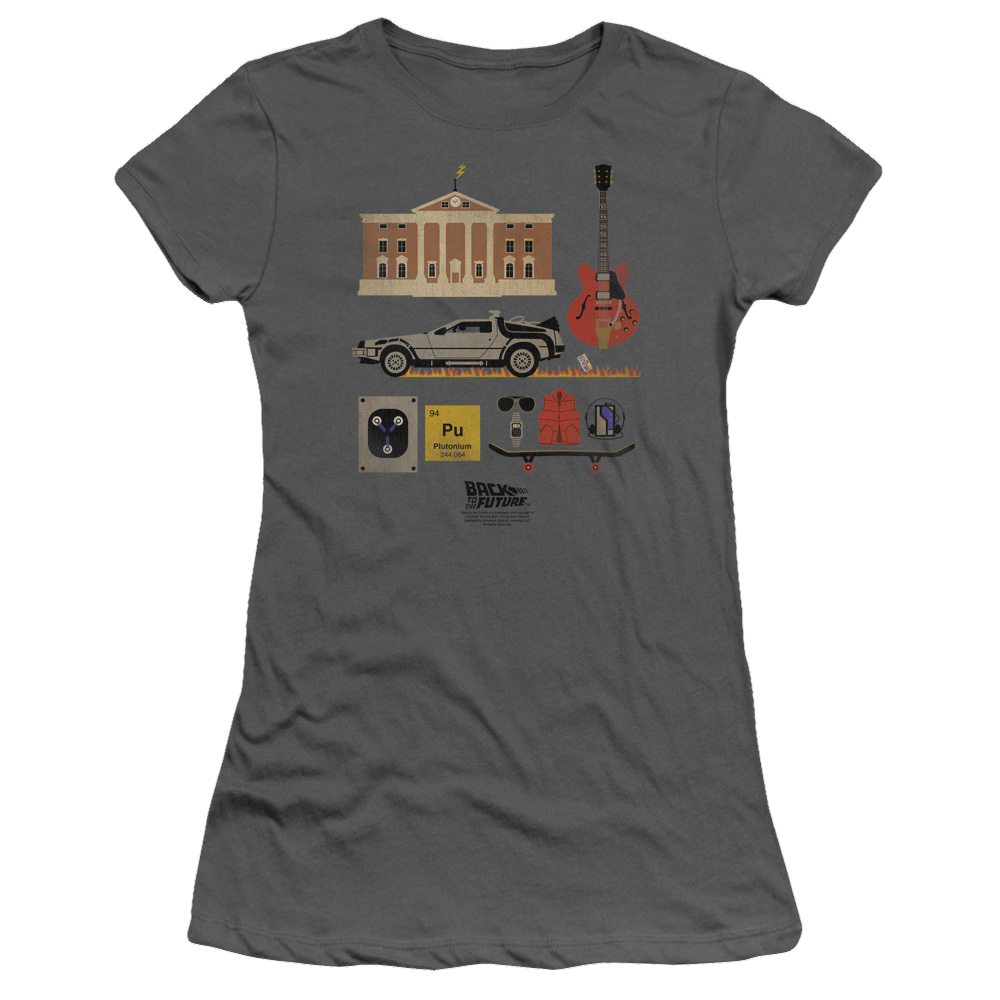 Back To The Future Items - Juniors T-Shirt