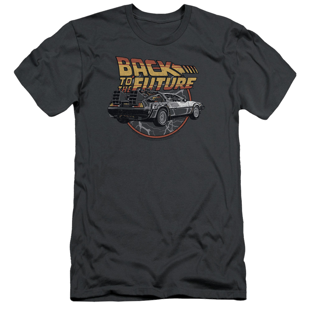 Back To The Future Time Machine - Men's Slim Fit T-Shirt