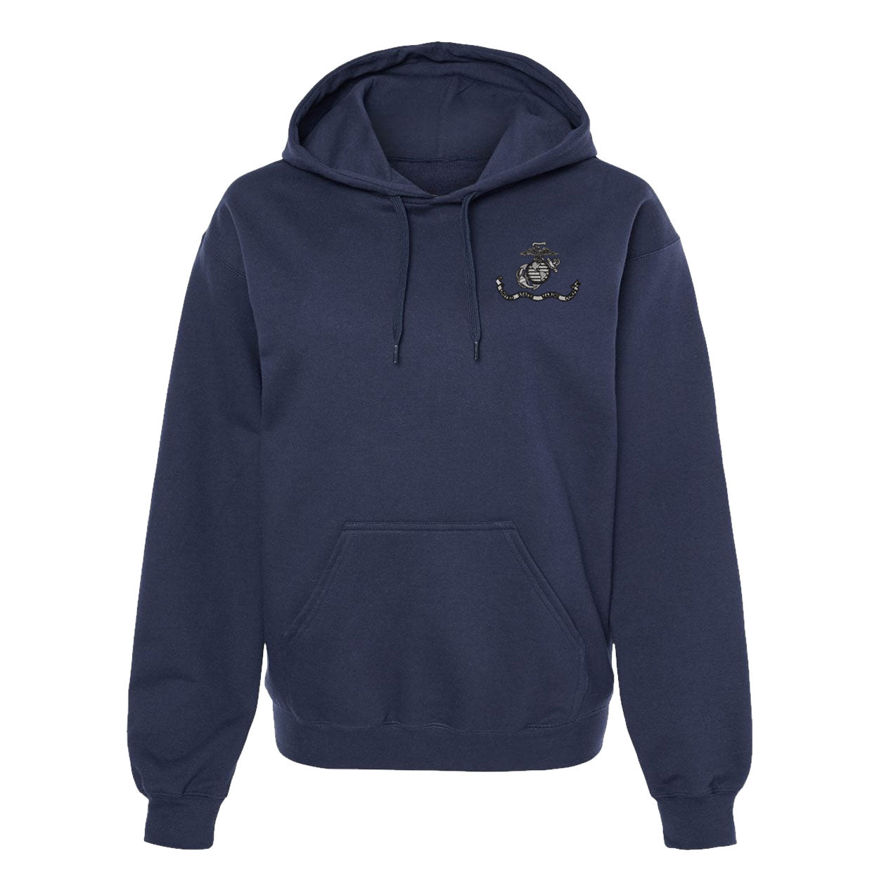 USMC Flag Subdued Embroidered Hoodie