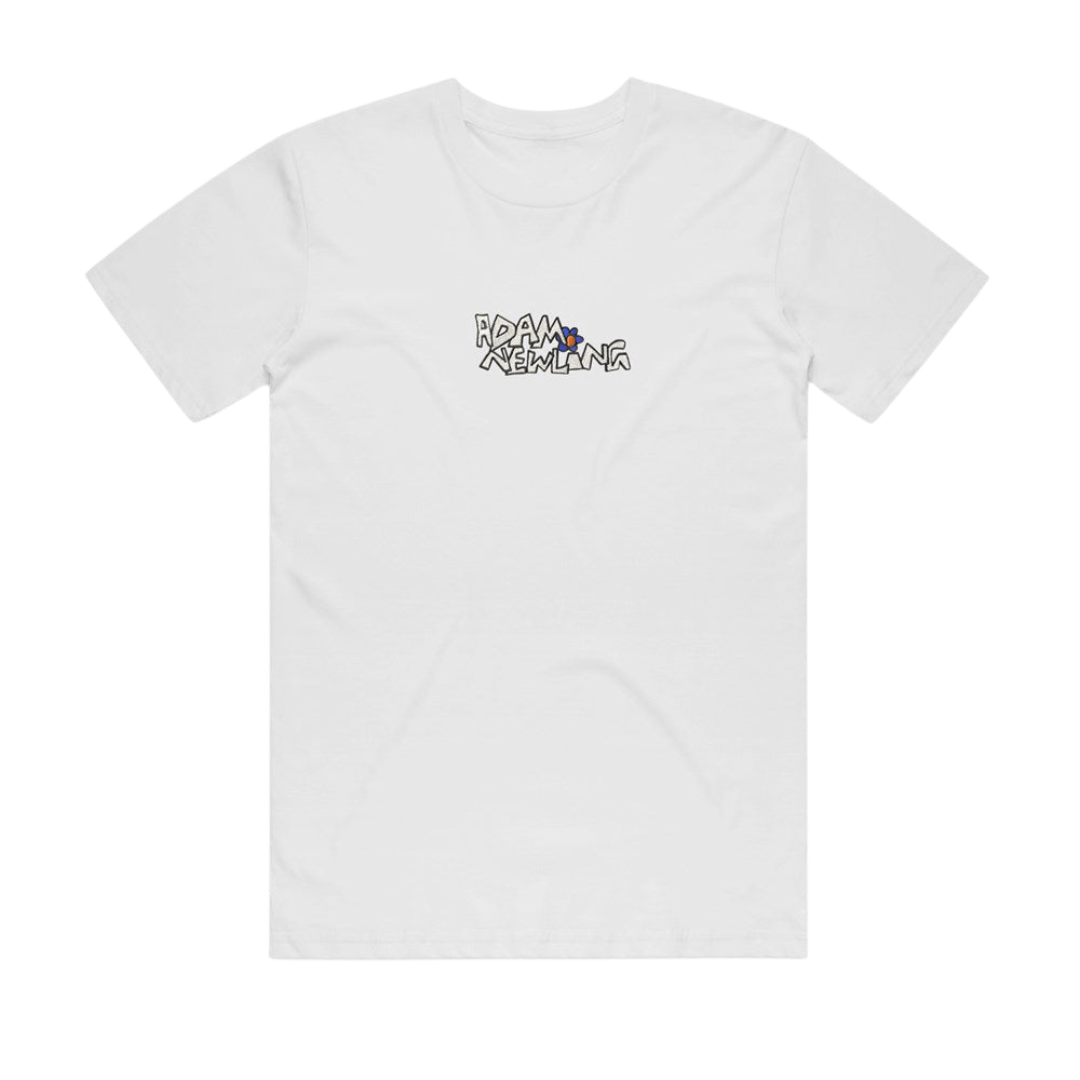 Adam Newling / Flower Logo Tee (White)