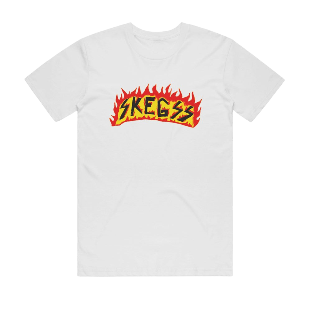 Skegss / Flame Tee (White)