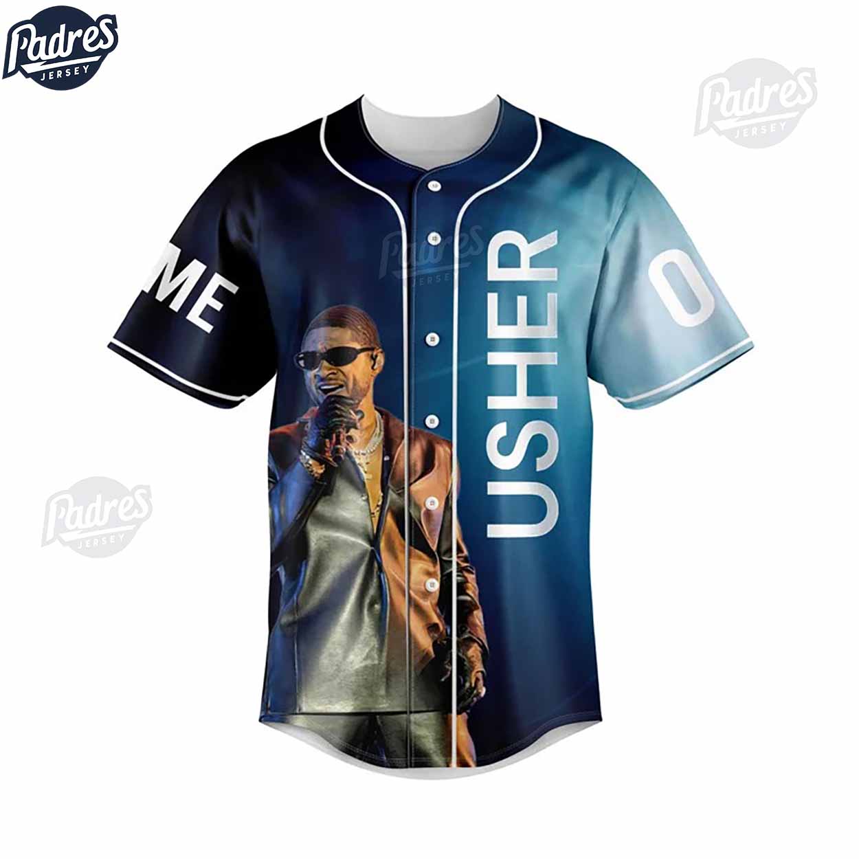 Usher Custom Baseball Jersey - Padres Jersey Oasis: Elevate Your Baseball Style Game