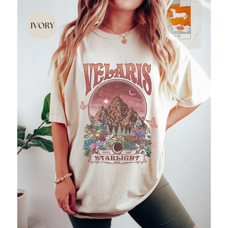 Velaris City of Starlight ACOTAR Shirt, The Night Court Shirt, Bookish Gift, Court of Thorns and Roses Shirt | SJM Merch