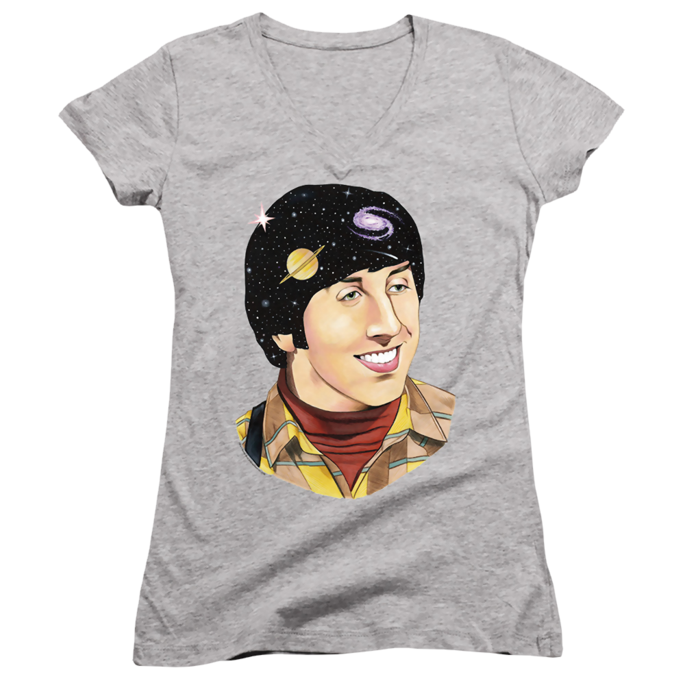 Big Bang Theory, The Howard Space - Juniors V-Neck T-Shirt
