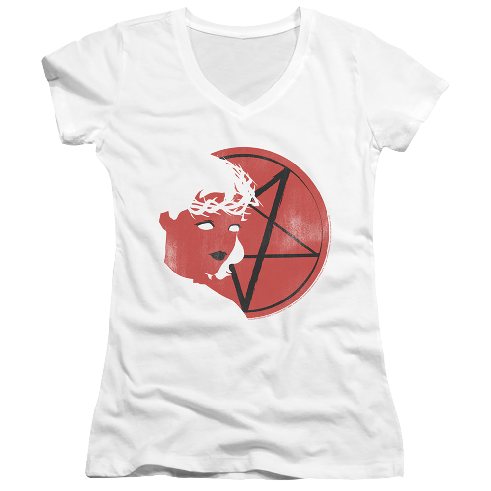 Chilling Adventures Of Sabrina Herald Sabrina - Juniors V-Neck T-Shirt