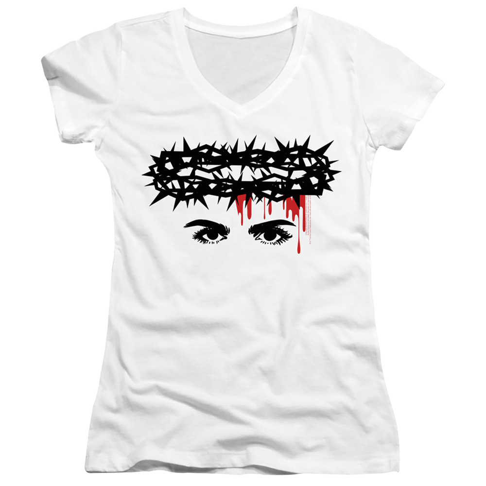 Chilling Adventures Of Sabrina Crown Of Thorns - Juniors V-Neck T-Shirt
