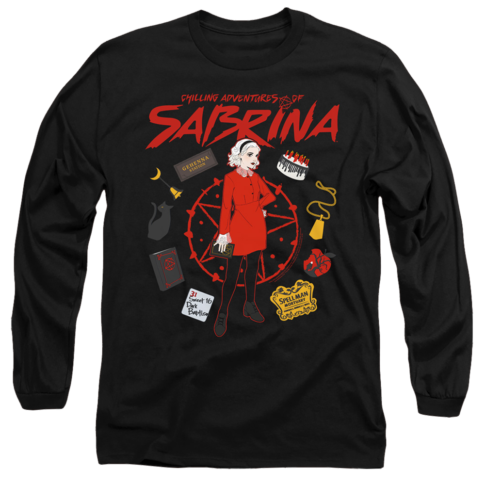 Chilling Adventures Of Sabrina Circle - Men's Long Sleeve T-Shirt
