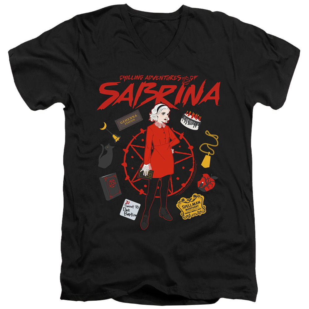 Chilling Adventures Of Sabrina Circle - Men's V-Neck T-Shirt