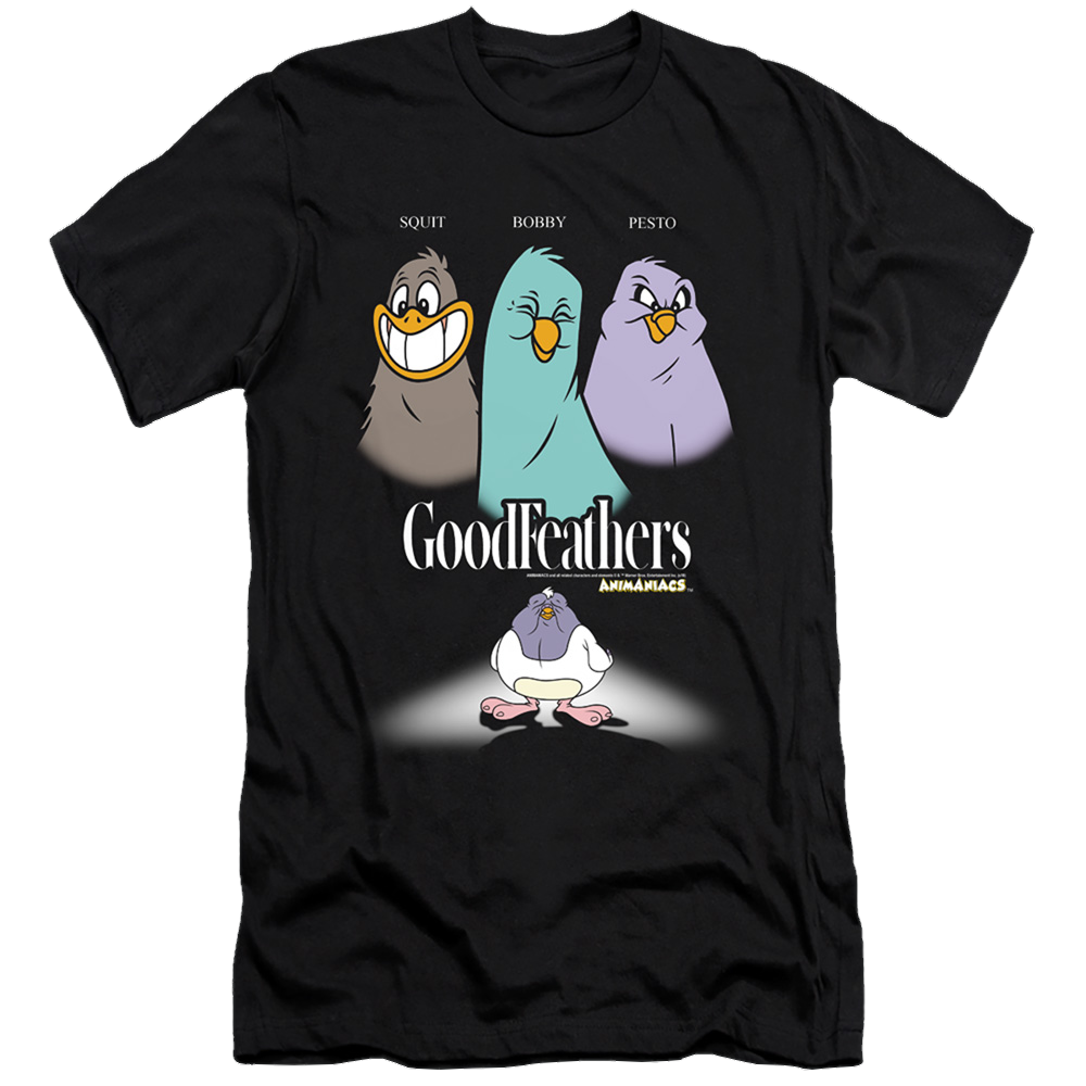 Animaniacs Goodfeathers - Men's Premium Slim Fit T-Shirt