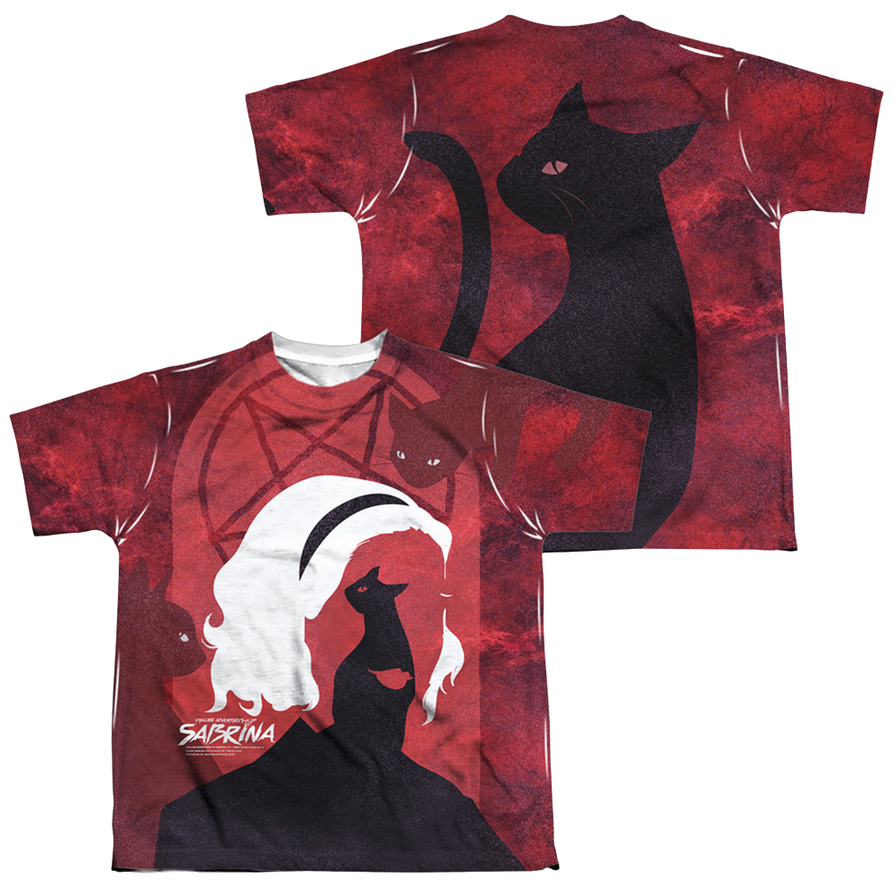 Chilling Adventures of Sabrina Cats - Youth All-Over Print T-Shirt