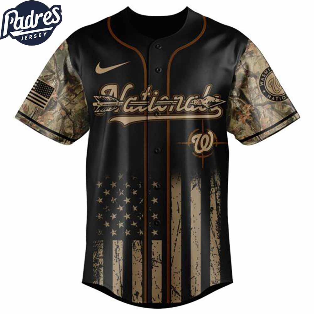 Washington Nationals MLB X Deer Hunting Personalized Baseball Jersey - Padres Jersey Oasis: Elevate Your Baseball Style Game