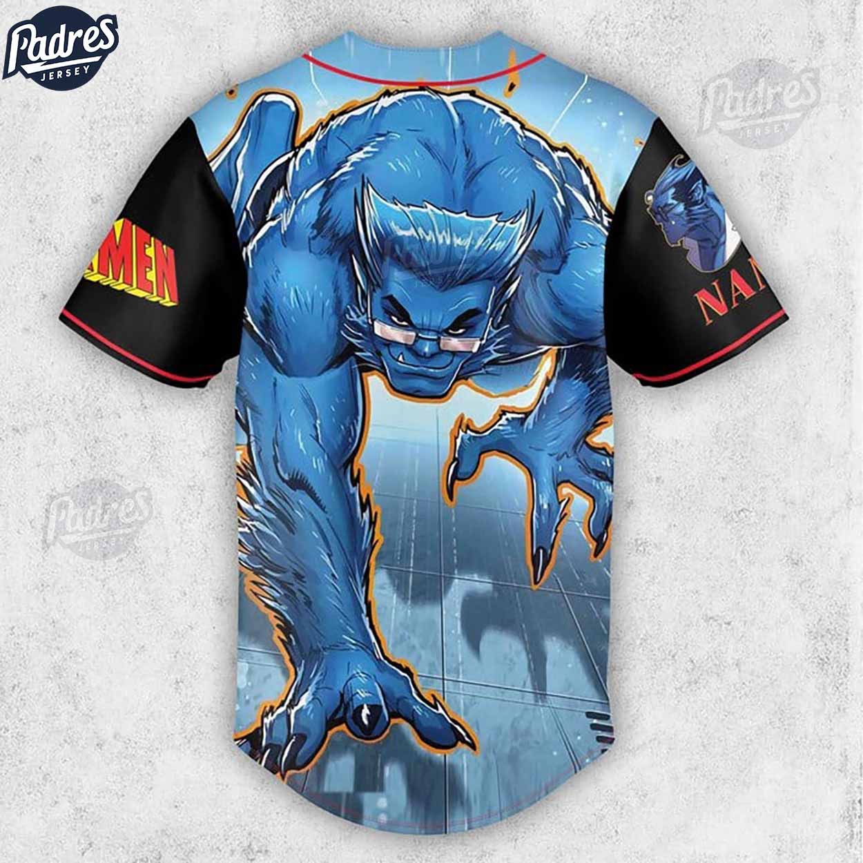 X-Men 97 Beast Baseball Jersey - Padres Jersey Oasis: Elevate Your Baseball Style Game
