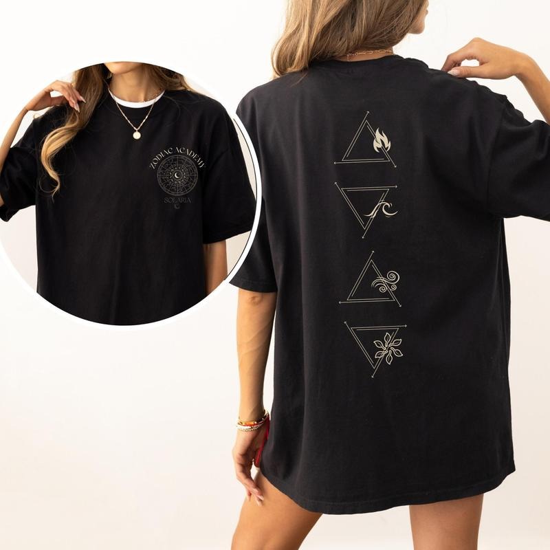 Zodiac Academy Shirt Comfort Colors Zodiac Academy Ruthless Boys Vega Twins tee LICENSED ZA merch Caleb Seth Orion Acrux Caroline Peckham