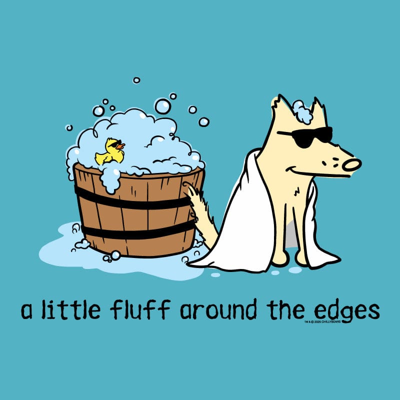 A Little Fluff Around the Edges - Ladies T-Shirt V-Neck