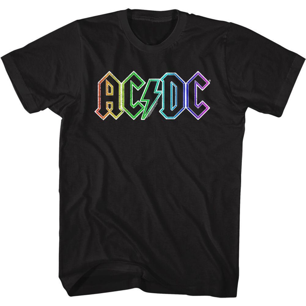 AC/DC - Rainbow Logo T-Shirt