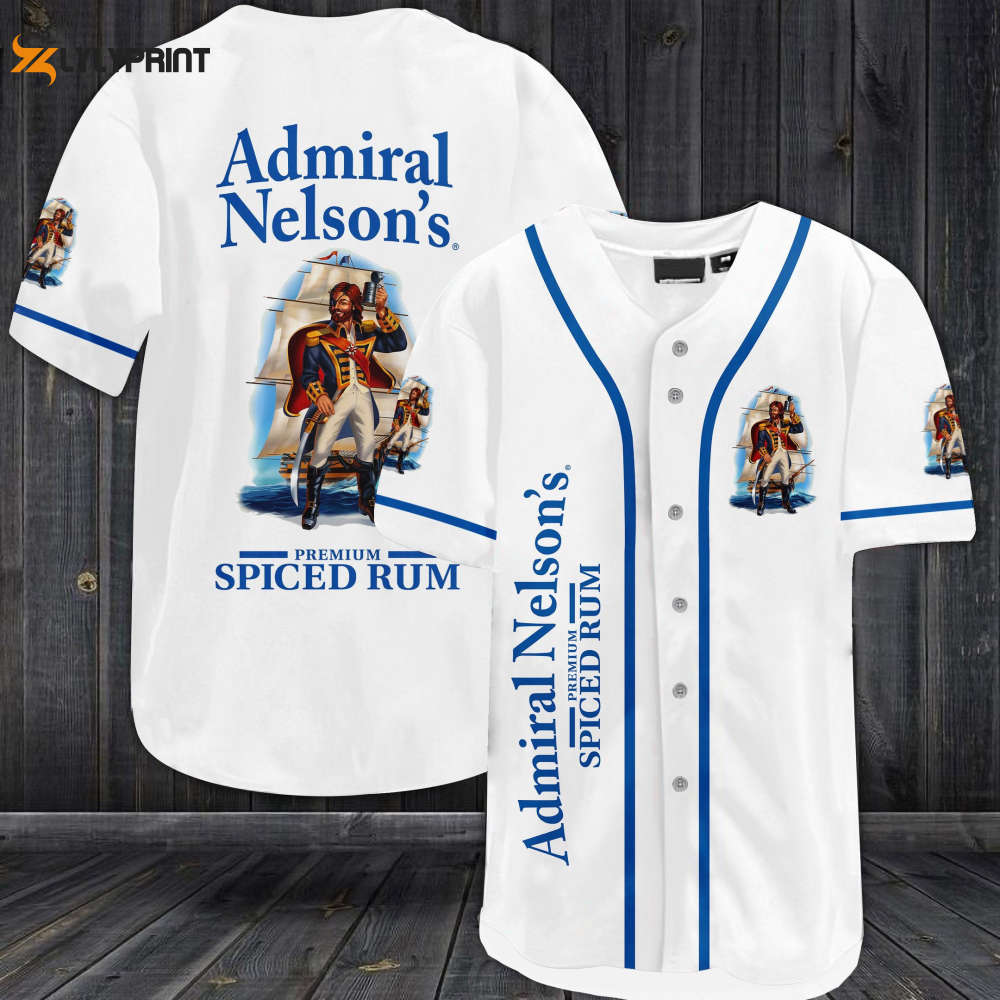 Admiral Nelson's Spiced Rum All Over Print Unisex Baseball Jersey - lylyprint.com