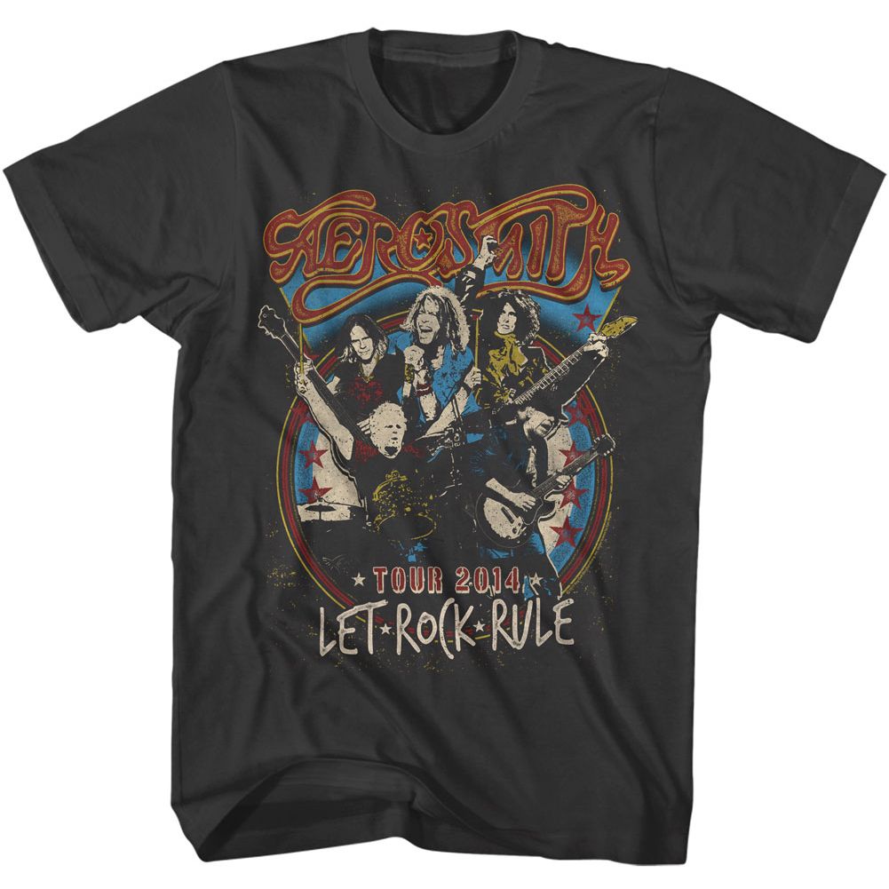 Aerosmith - Let Rock Rule Boyfriend Tee