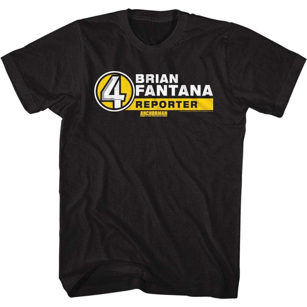 Anchorman - B. Fantana Name Tag Boyfriend Tee