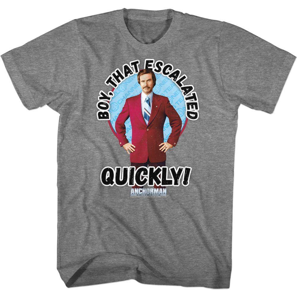Anchorman - Escalated Quickly Boyfriend Tee