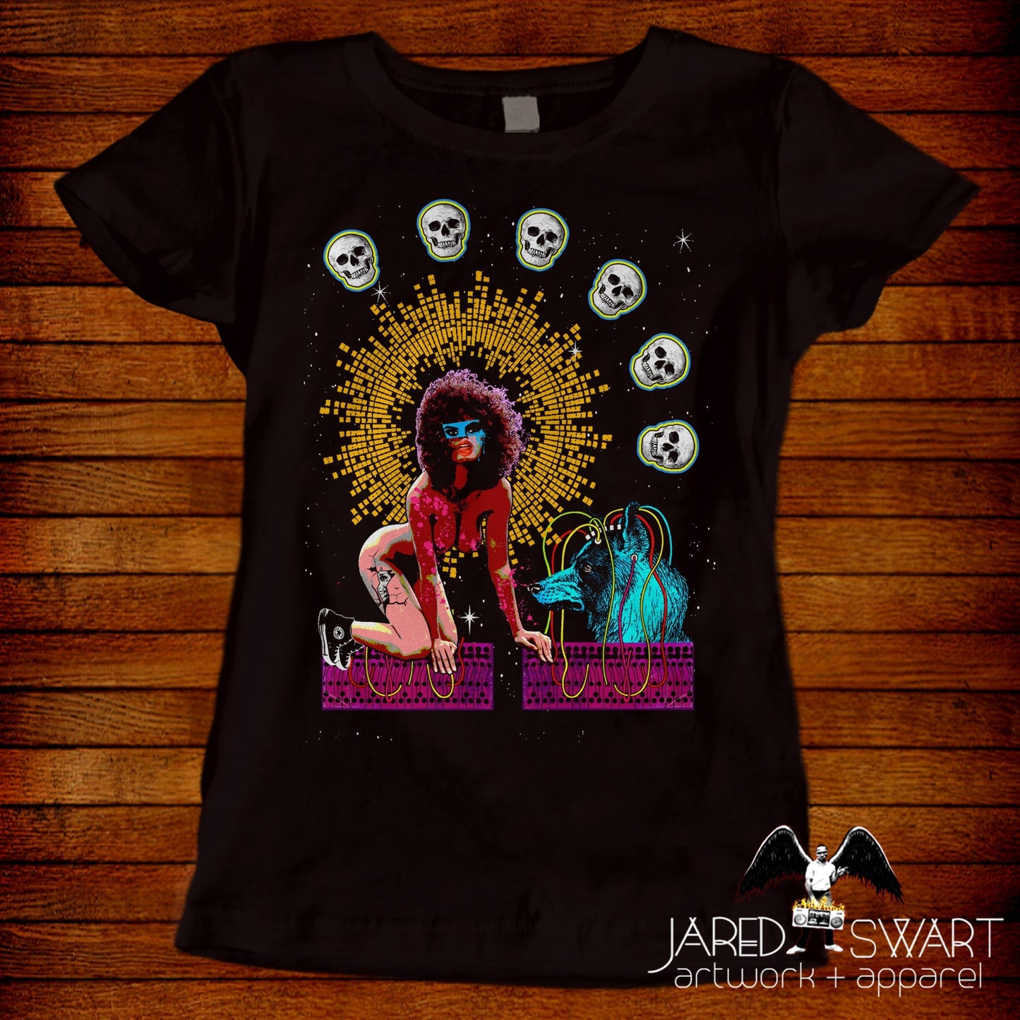 Art Show 2021 tee: "Brain Transference Psycho Drama"