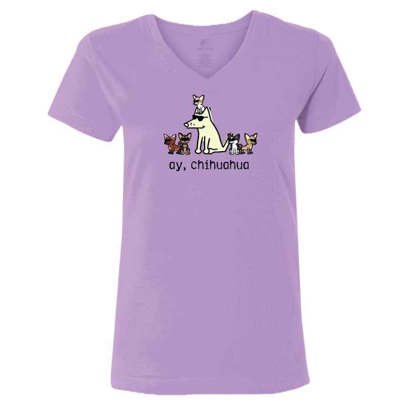Ay, Chihuahua - T-Shirt Ladies V-Neck