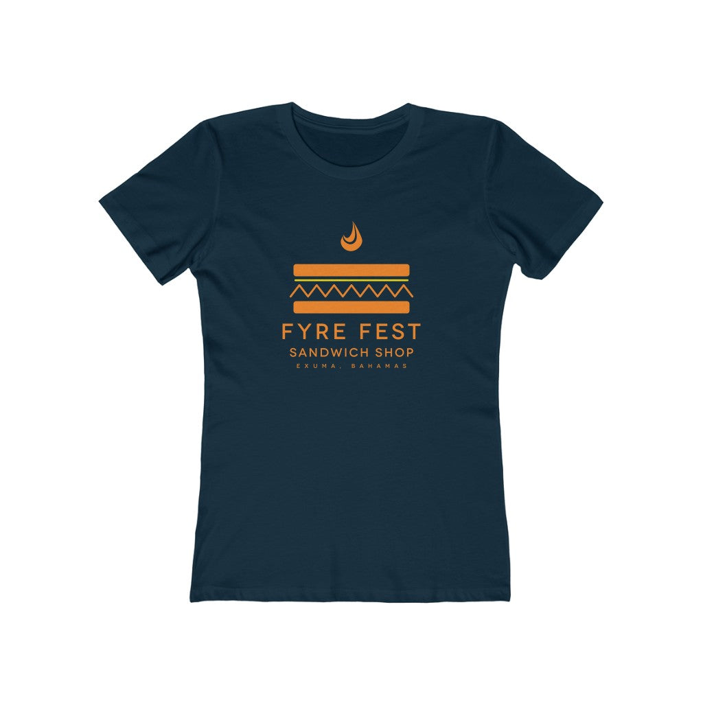 Fyre Fest Sandwich Shop Women's Boyfriend Tee