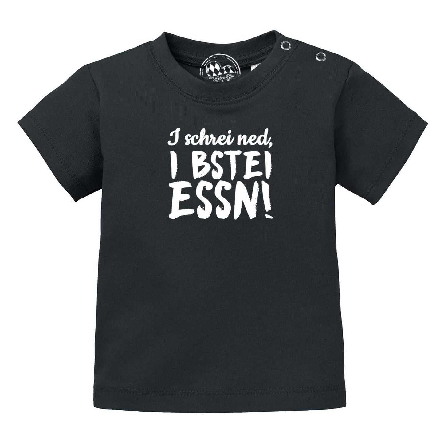 Baby T-Shirt "I bstei Essn…"