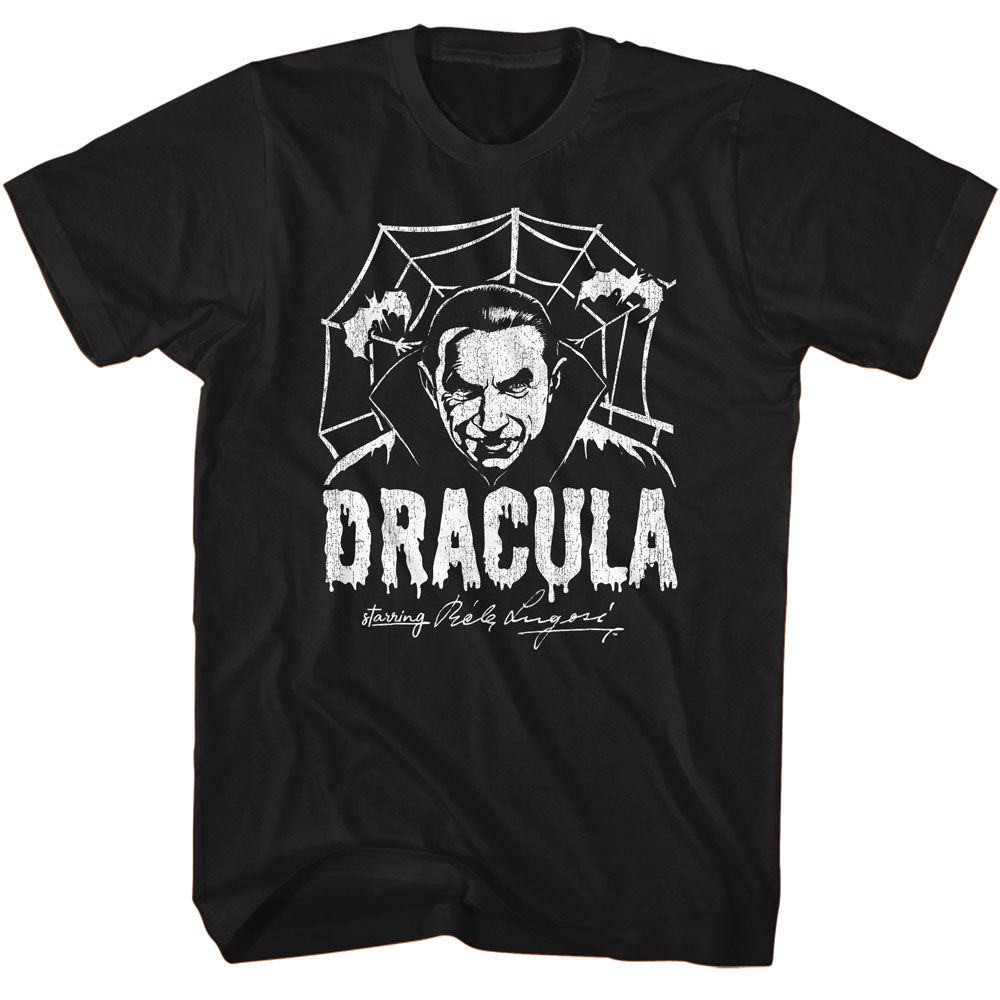 Bela Lugosi - Creepy Web Monochrome T-Shirt