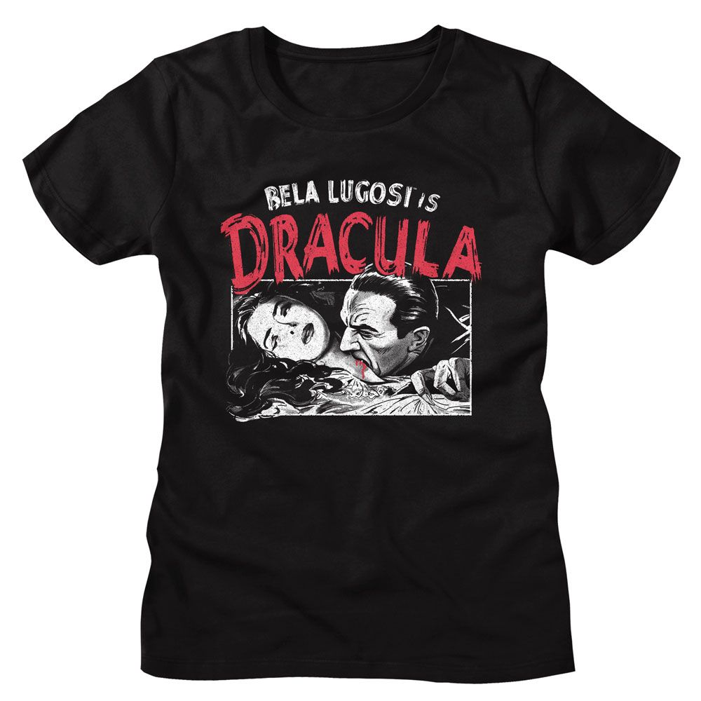 Bela Lugosi - Dracula Feeding Womens T-Shirt