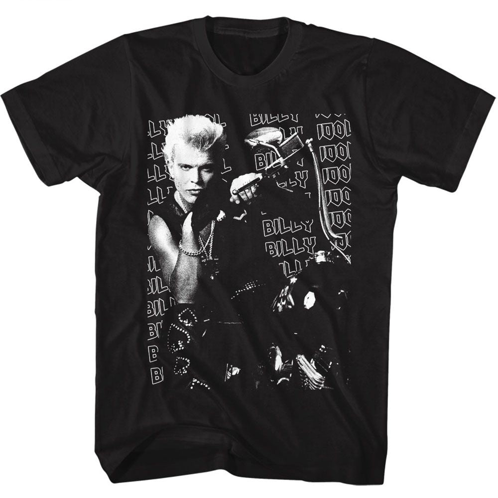 Billy Idol - Motorcycle Photo Boyfriend Tee