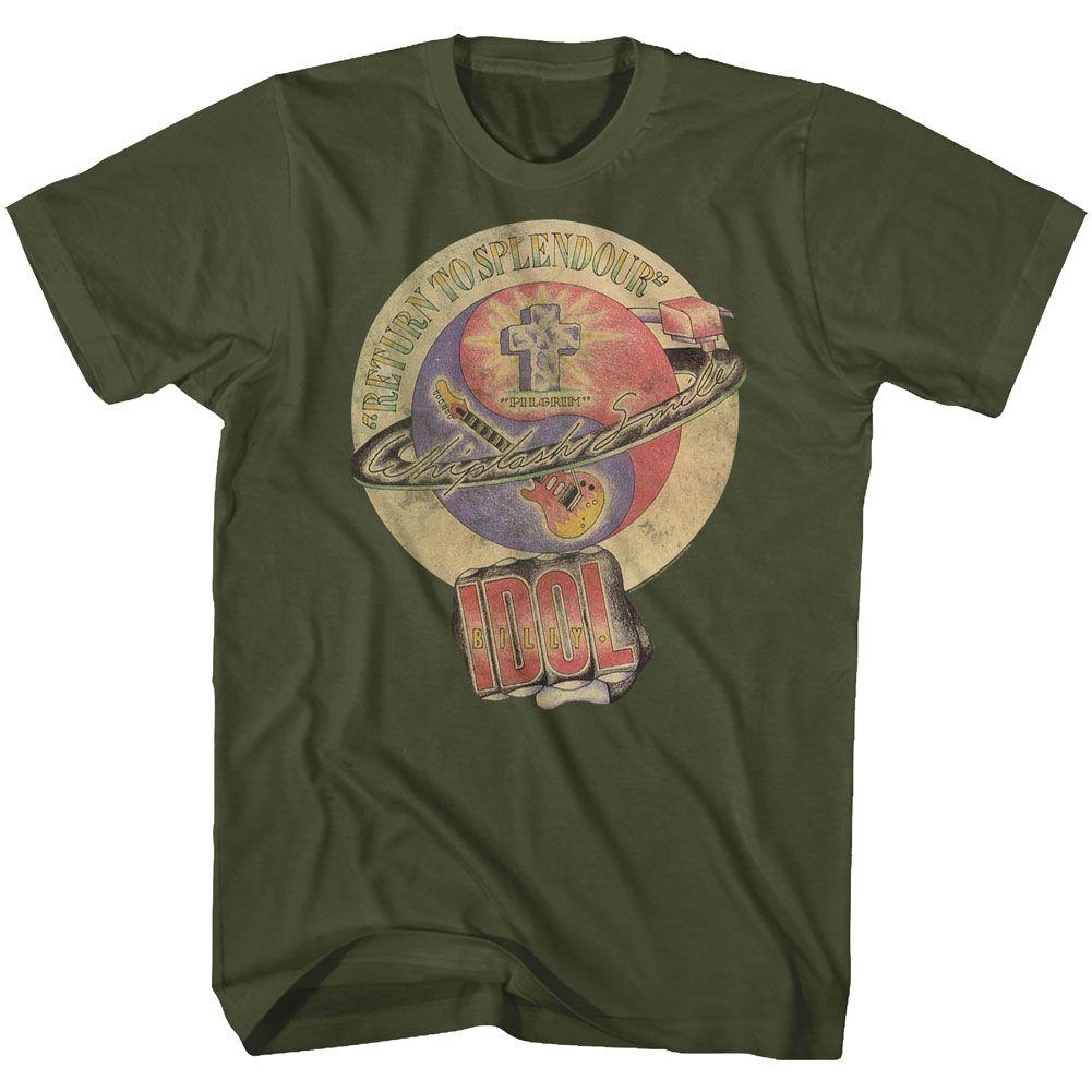 Billy Idol Whiplash Smile Boyfriend Tee