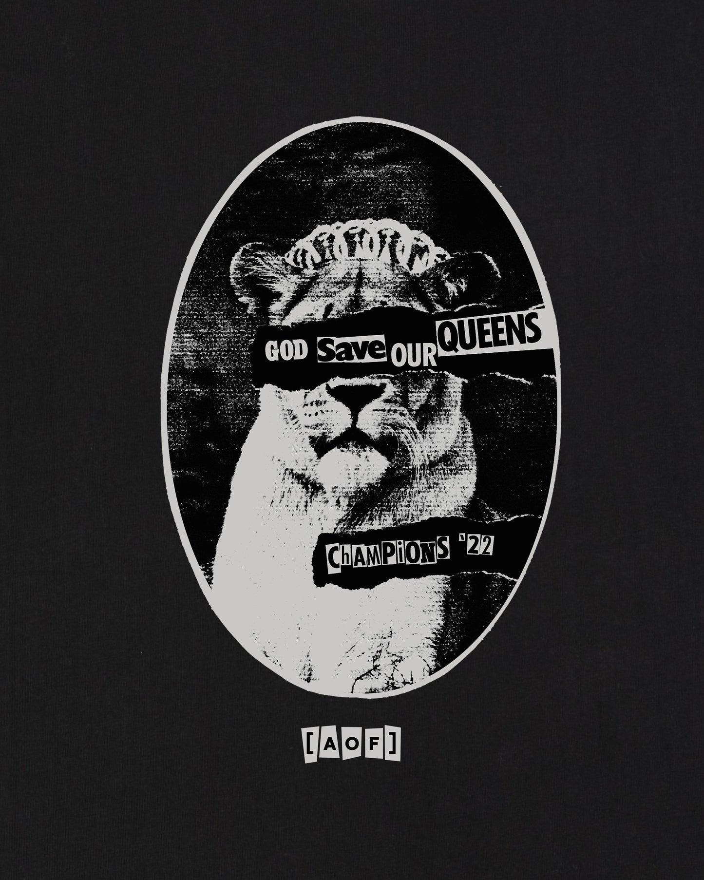 God Save Our Queens Black Tee