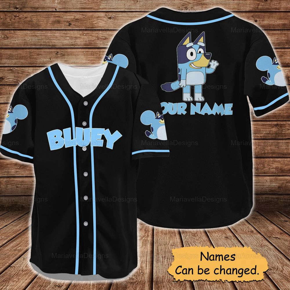 BlueyDad Baseball Jersey, Custom BlueyDad Baseball Jersey - lylyprint.com