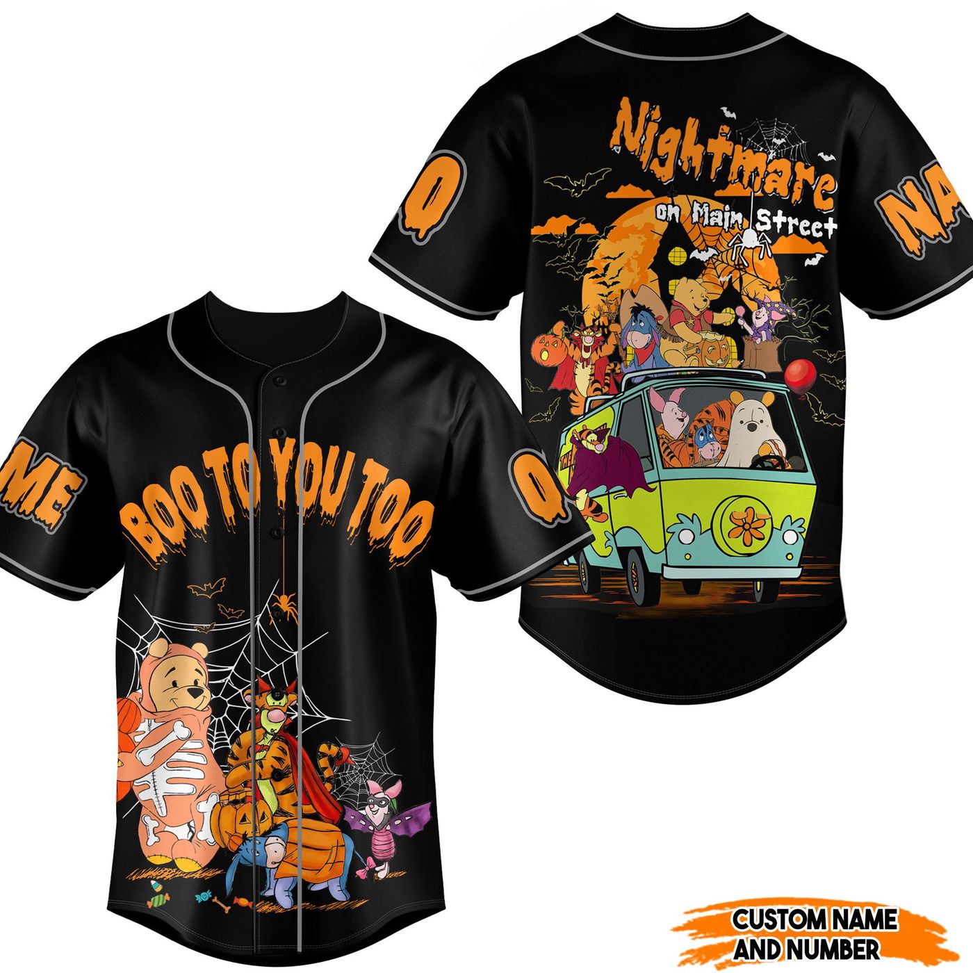 Get in the Game with Boo to You Too! Winnie the Pooh Baseball Jersey – Perfect for Men Women and Kids - Bafud