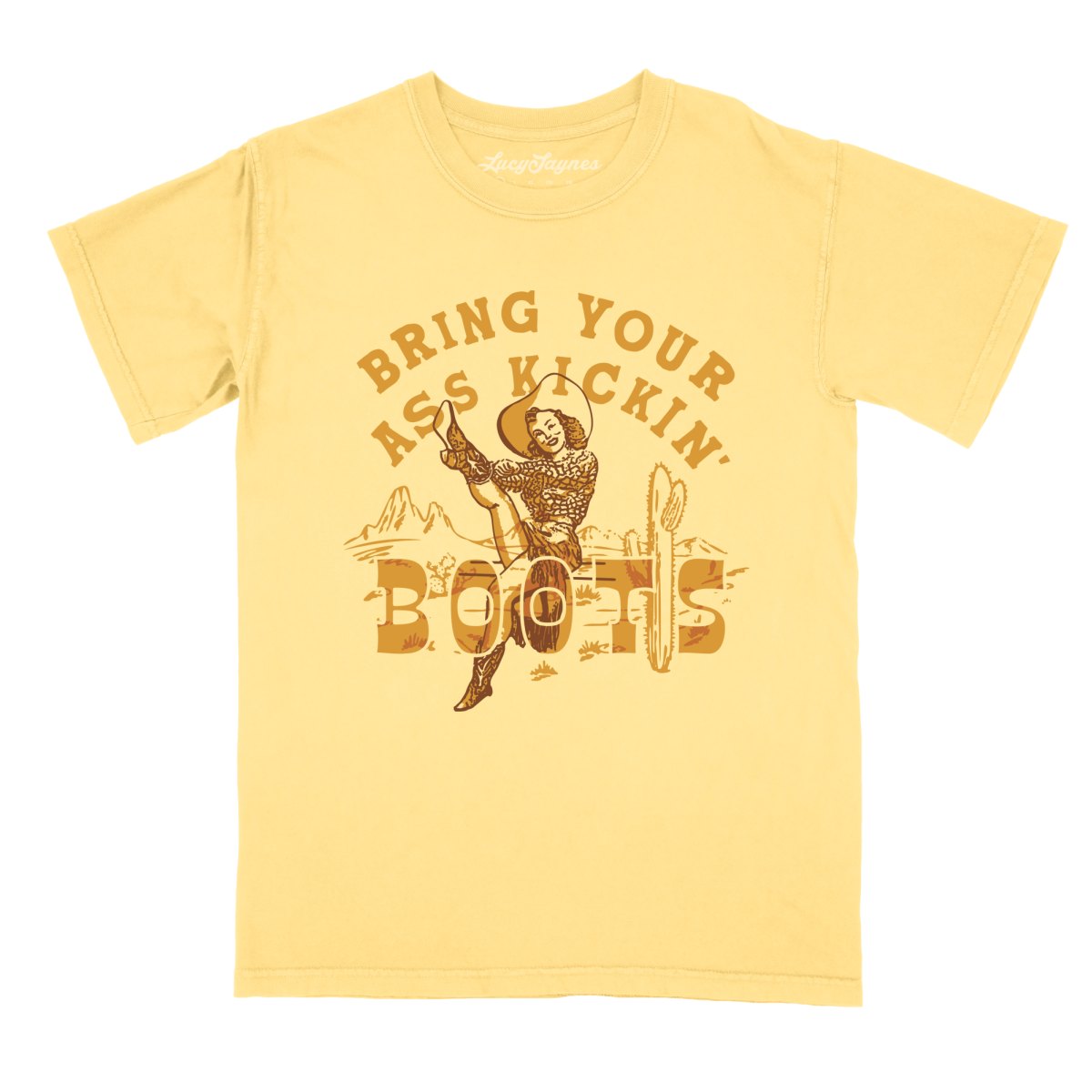 Bring Your Ass Kickin' Boots Comfort Colors Tee