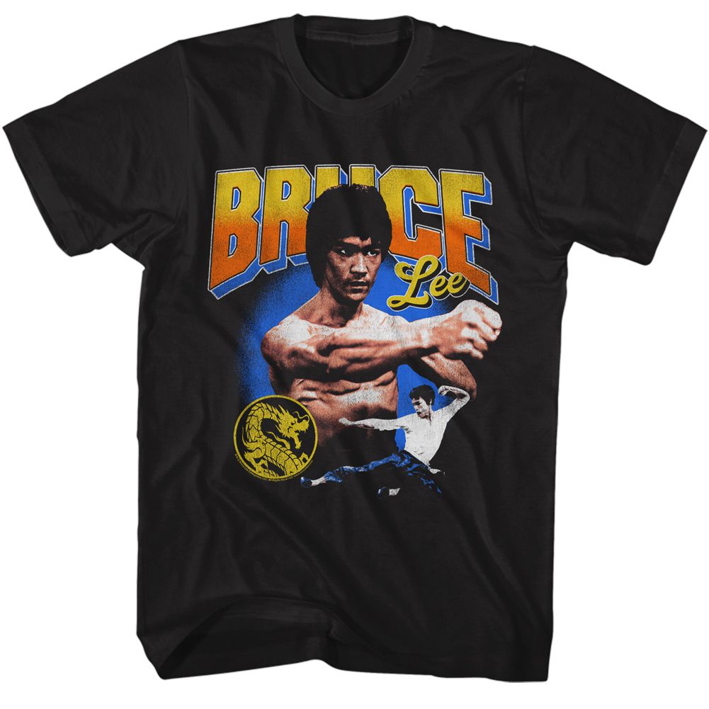 Bruce Lee - Gradient Text T-Shirt