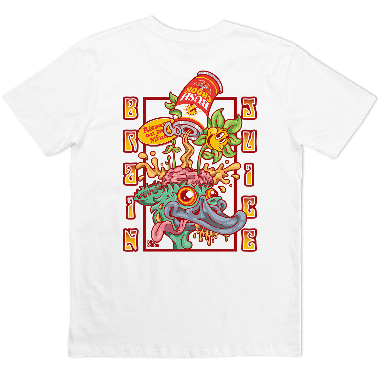 Brain Juice Tee White