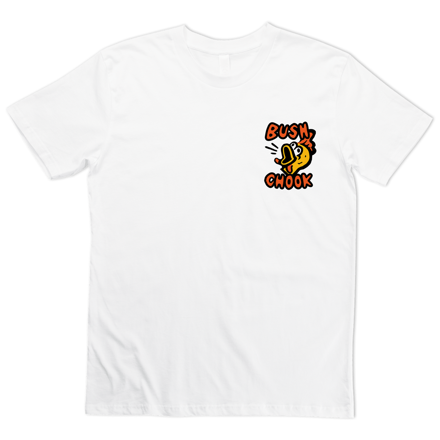 Chokin' The Chook Tee White
