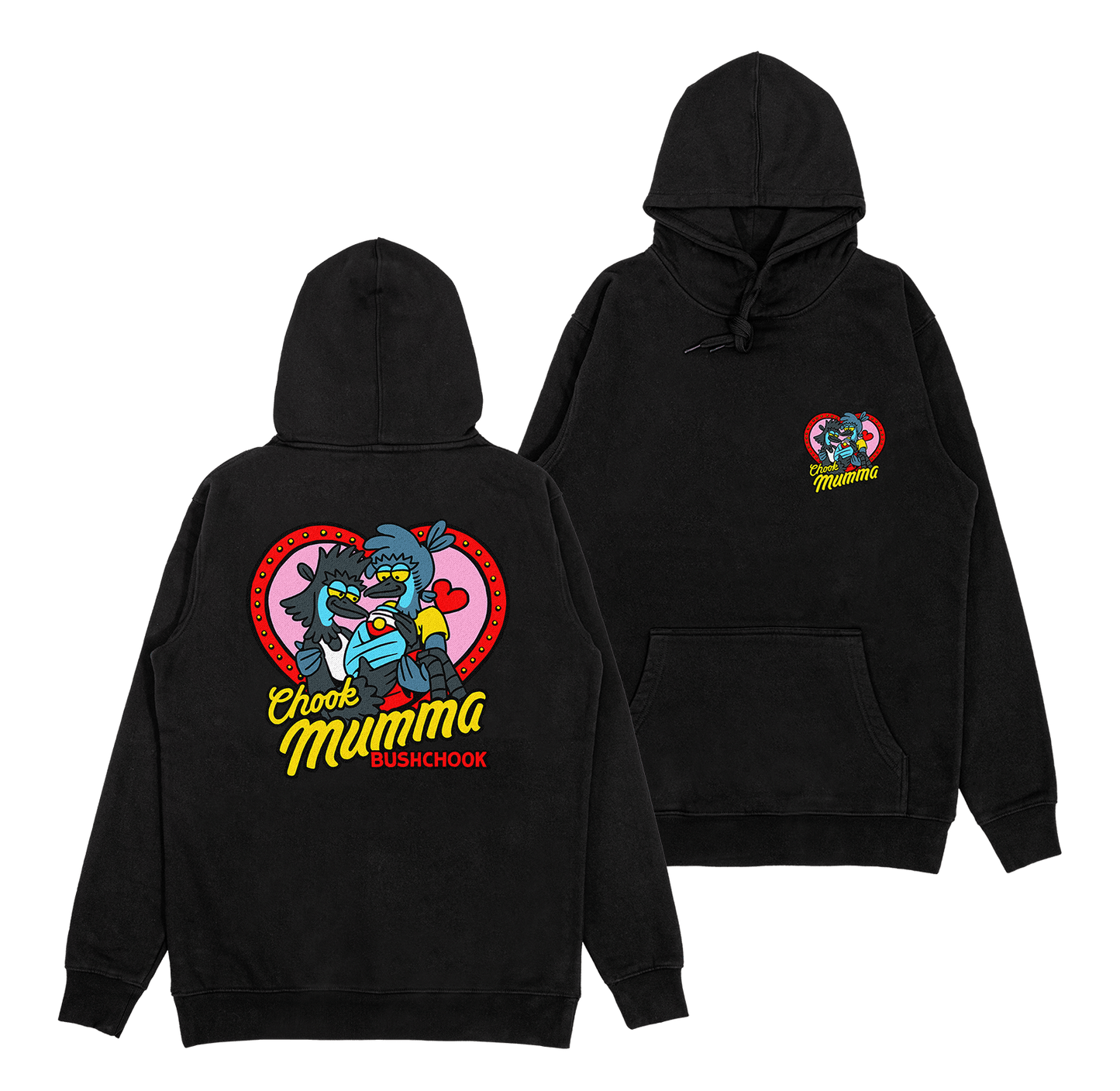 Chook Mumma Hoodie Black