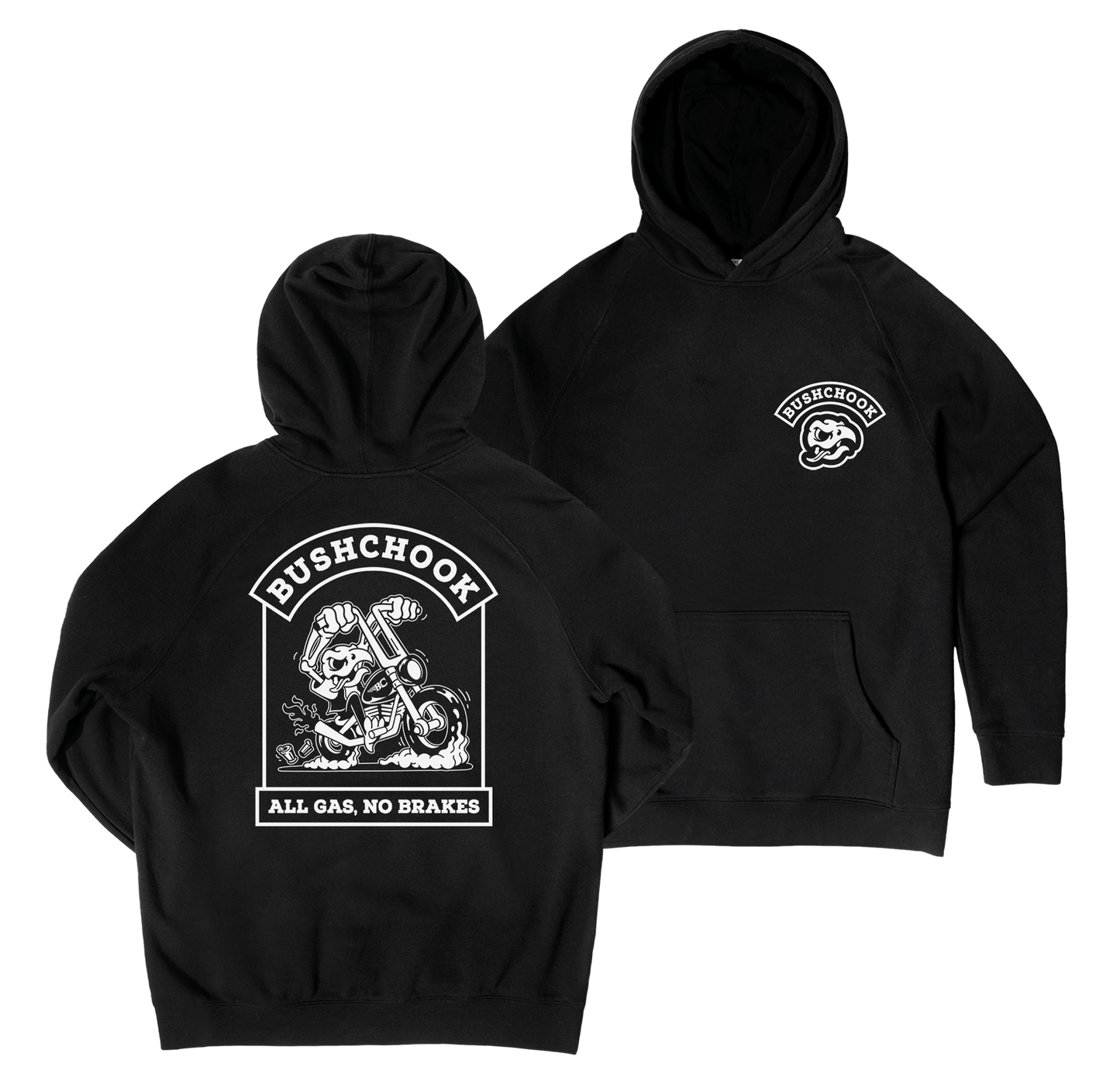 Gassed Hoodie Black