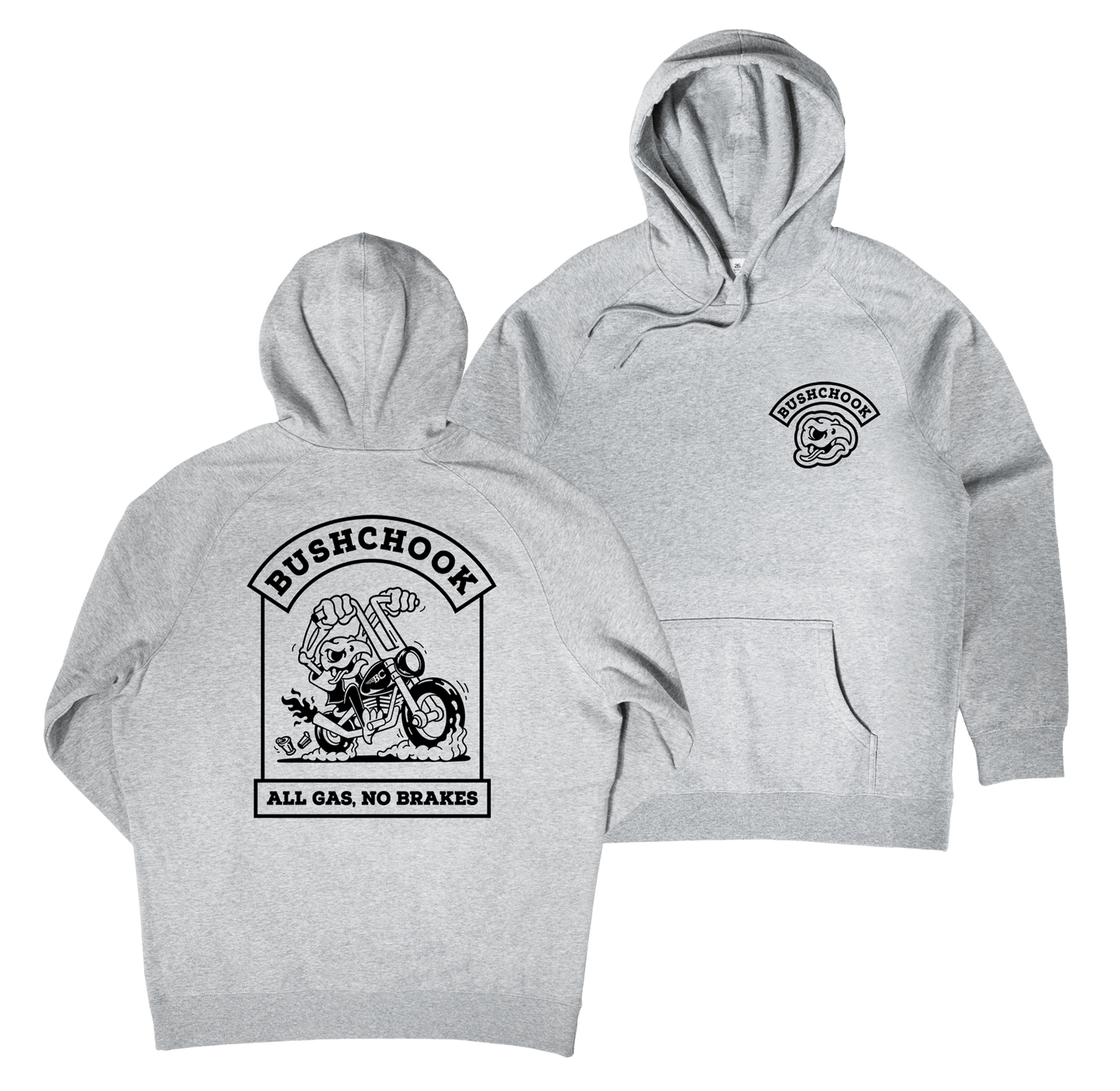 Gassed Hoodie Grey