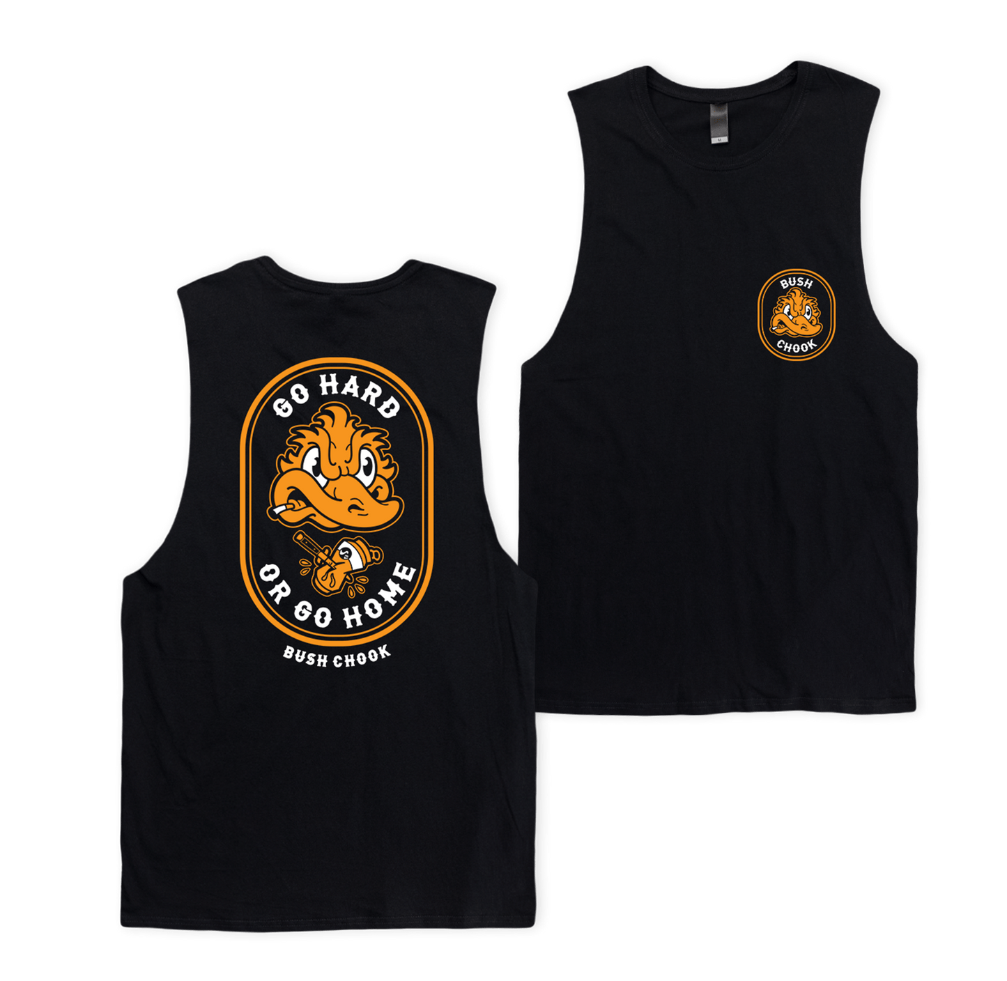 Go Hard or Go Home Muscle Tee Black