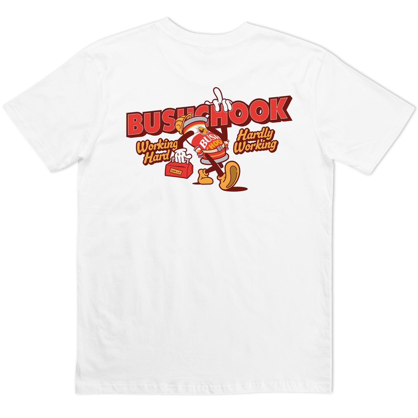 Hardly Working Tee White