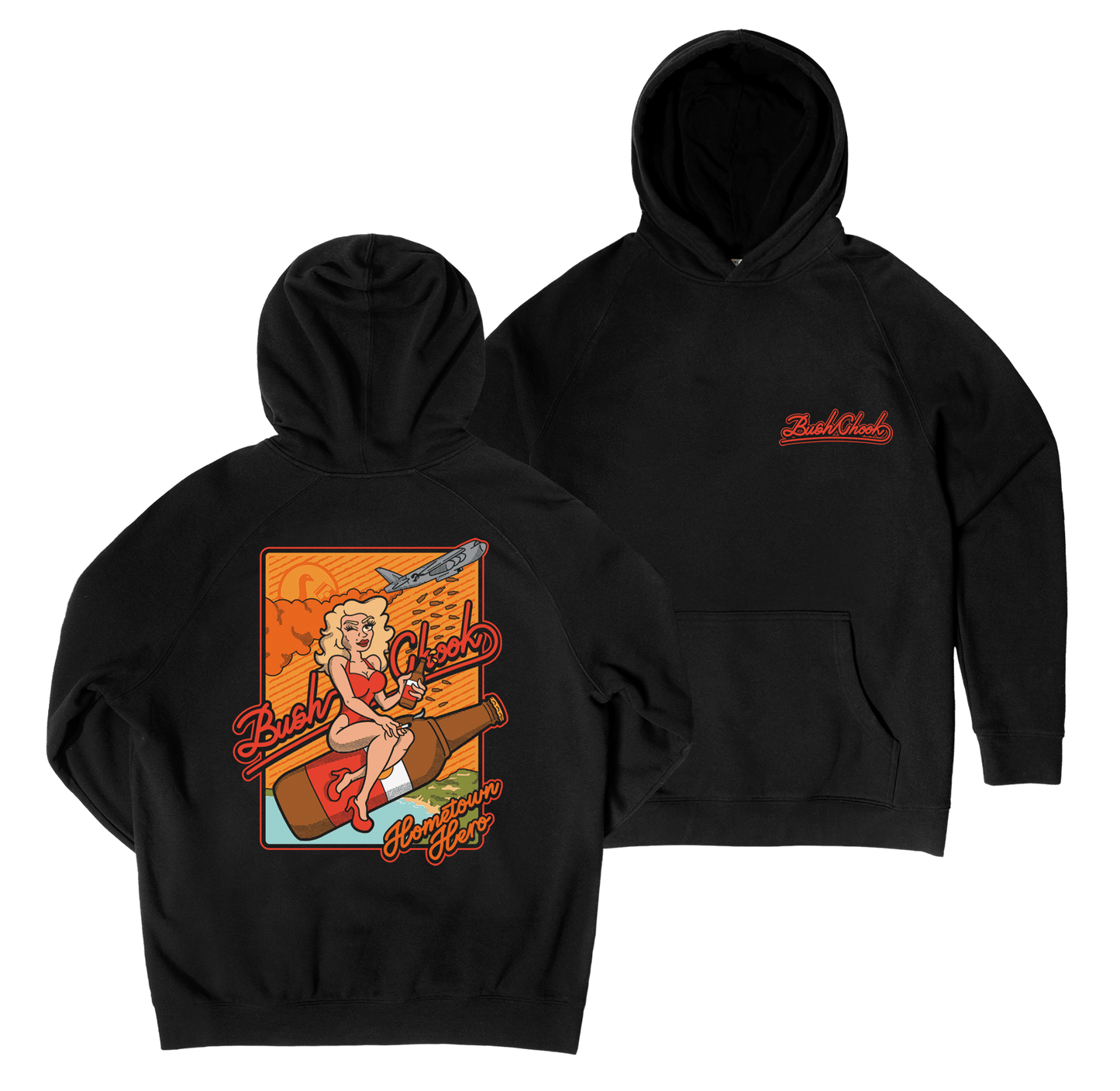 Hometown Hero Hoodie Black
