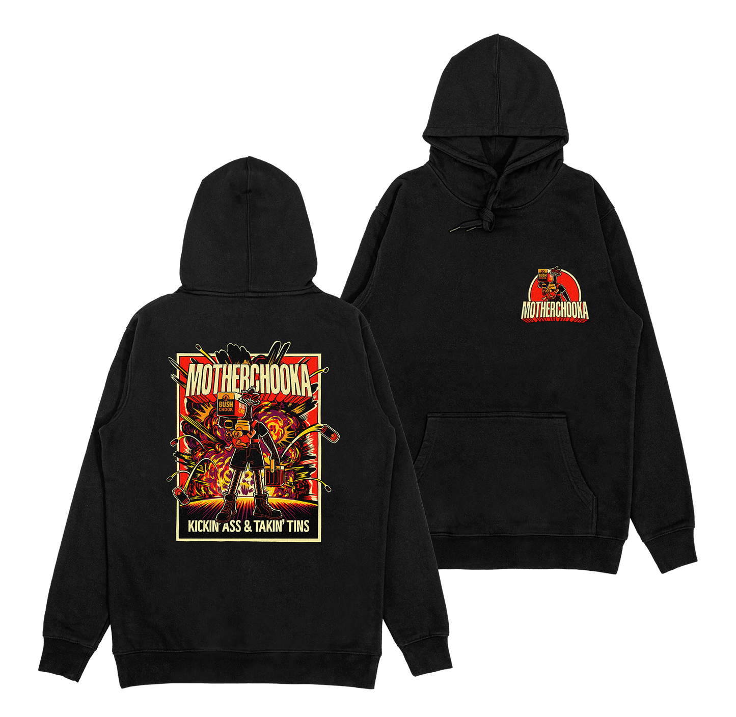 Motherchooka Hoodie Black