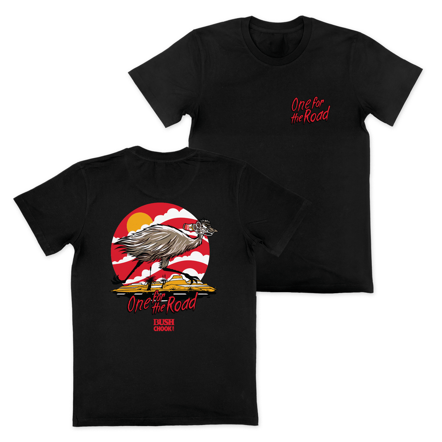 One For The Road Tee Black