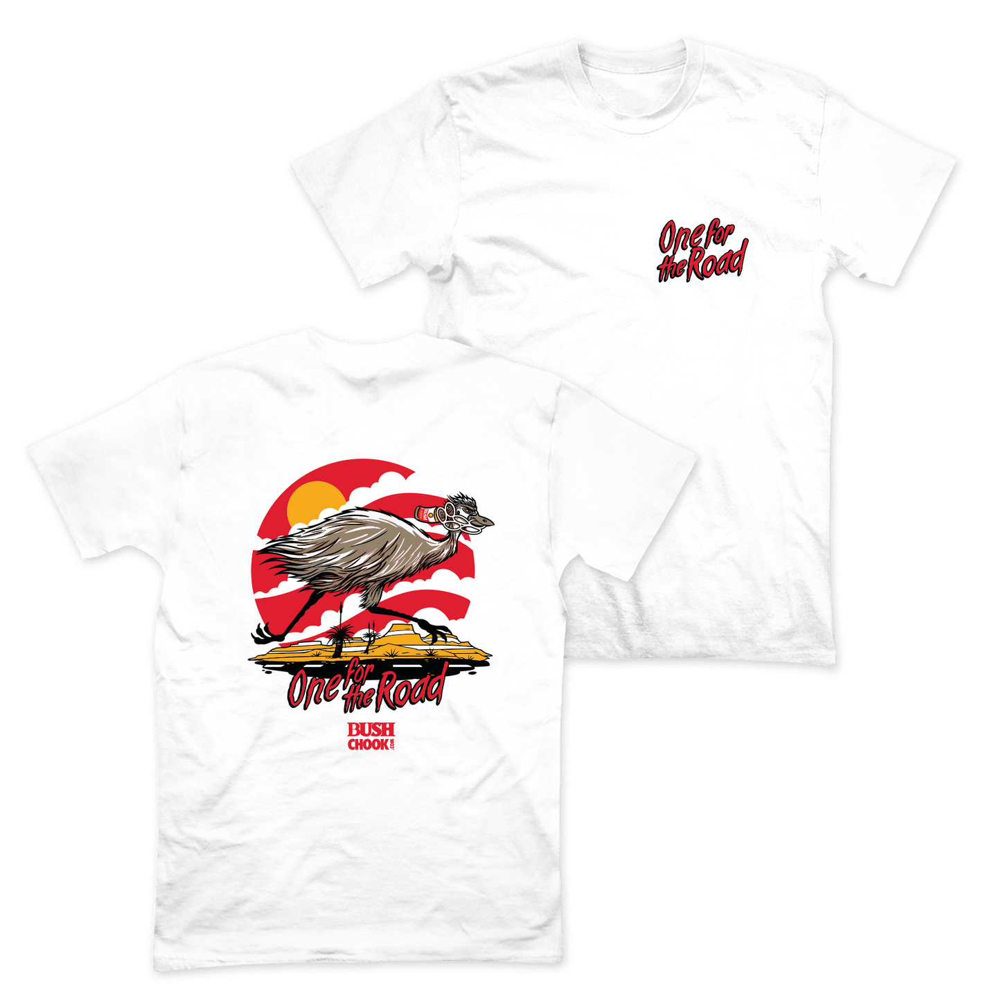 One For The Road Tee White
